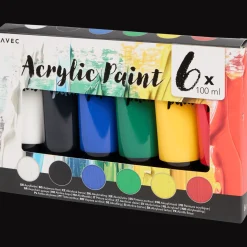 Avec acrylverfset
