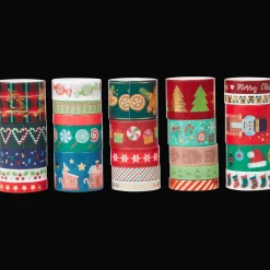 Avec washitape-set met kerstprint