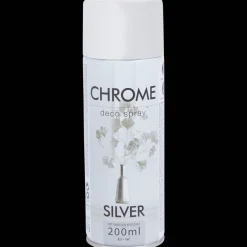 Chroom spuitverf zilver