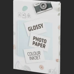 Glanzend fotopapier
