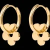 Gold plated oorbellen