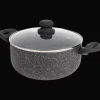 Granite stone braadpan