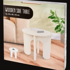 Houten bijzettafel
