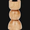 Houten kandelaar