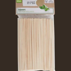 Houten roerstokjes