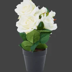 Kunstroos in pot
