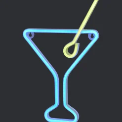 Neon wandlamp