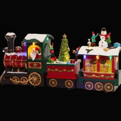 Trein kersttafereel